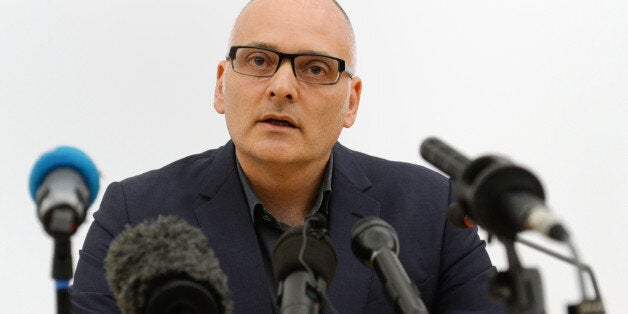 Dr. Michael Jacobs, Clinical Lead in Infections Diseases at the Royal Free Hospital in north London, gives a news conference on the condition of Ebola sufferer, William Pooley