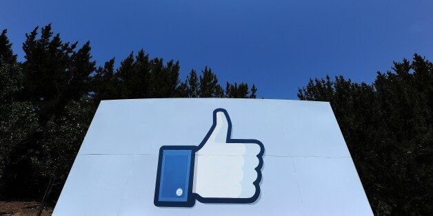 A thumbs up or 'Like' icon at the Facebook main campus in Menlo Park, California, May 15, 2012. Facebook, the world's most popular internet social network, expects to raise USD $12.1 billion in what will be Silicon Valley's largest-ever initial public offering (IPO) later this week. AFP PHOTO / ROBYN BECK (Photo credit should read ROBYN BECK/AFP/Getty Images)