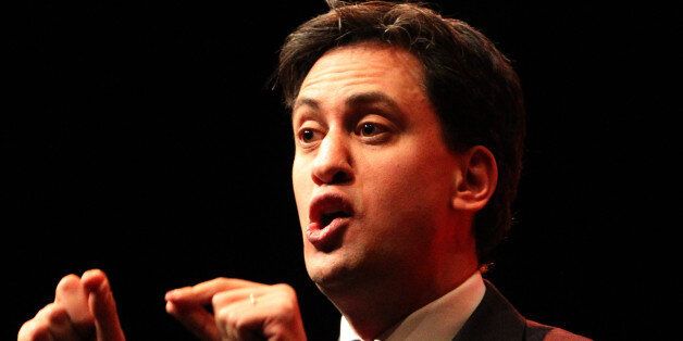 Labour leader Ed Miliband during his speech at the Scottish Labour Party conference at the Perth Concert Hall in Perth.
