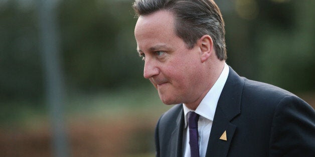 THE HAGUE, NETHERLANDS - MARCH 24: British Prime Minister David Cameron arrives for a meeting of G7 leaders on March 24, 2014 in The Hague, Netherlands. The G7 leaders are meeting to dicuss the current crisis in Ukraine during the 2014 Nuclear Secuirty Summit in The Hague. (Photo by Sean Gallup/Getty Images)