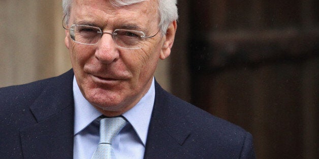 LONDON, ENGLAND - JUNE 12: Former Britrish Prime Minister Sir John Major arrives to give evidence at the Leveson Inquiry on June 12, 2012 in London, England. This phase of the inquiry into the culture, practice and ethics of the press in the United Kingdom is looking at the relationship between the press and politicians. The inquiry which may take a year or more to complete, comes in the wake of the phone hacking scandal that saw the closure of The News of The World newspaper in 2011. (Photo by Dan Kitwood/Getty Images)