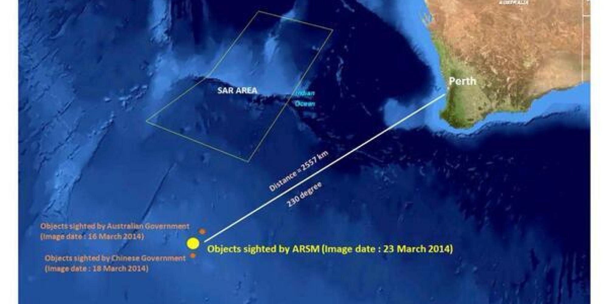 Missing Plane MH370: Satellite Images Show 122 Objects In Indian Ocean ...