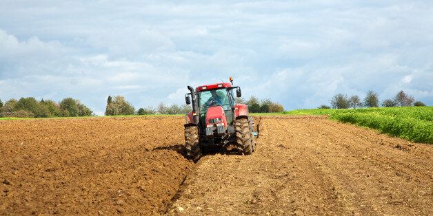 The boy is believed to have been hit by a tractor (file image)