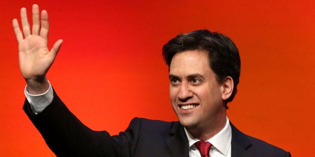 Labour leader Ed Miliband during his speech at the Scottish Labour Party conference at the Perth Concert Hall in Perth.