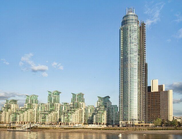 Vauxhall Tower riverside flats in central London