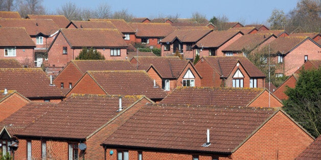 Residential properties are seen in Milton Keynes, U.K., on Friday, March. 4, 2011. U.K. house prices fell in February, erasing a gain the previous month, according to Halifax, which said the economic outlook may damp property demand this year. Photographer: Chris Ratcliffe/Bloomberg via Getty Images