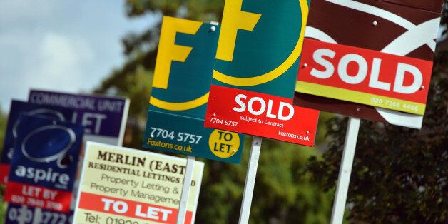 Embargoed to 0001 Thursday March 6 File photo dates 09/08/13 of Estate Agent's boards as the Government has failed to demonstrate whether its £3.7 billion Help To Buy equity loan mortgage scheme is giving value for money, the spending watchdog has warned.