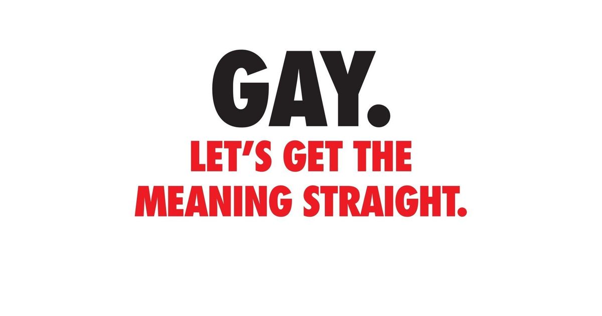 Gay Rights Charity Stonewall Tackles Homophobic Language In Britains 3653