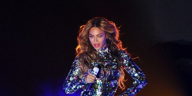 INGLEWOOD, CA - AUGUST 24: Beyonce performs onstage at the 2014 MTV Video Music Awards at The Forum on August 24, 2014 in Inglewood, California. (Photo by Jason LaVeris/FilmMagic)