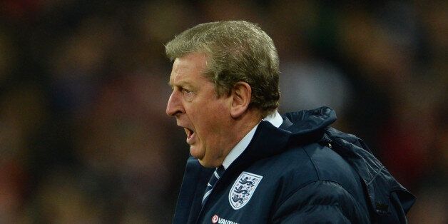 LONDON, ENGLAND - NOVEMBER 19: England manager Roy Hodgson reacts during the International Friendly match between England and Germany at Wembley Stadium on November 19, 2013 in London, England. (Photo by Michael Regan - The FA/The FA via Getty Images)