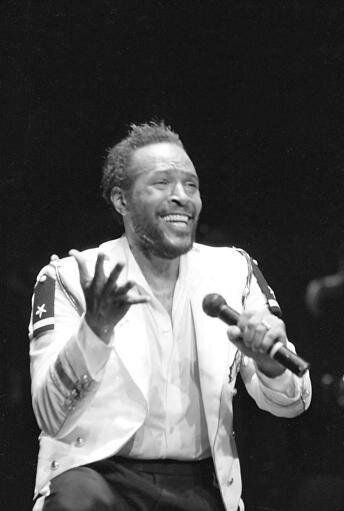 Marvin Gaye in concert 1980s