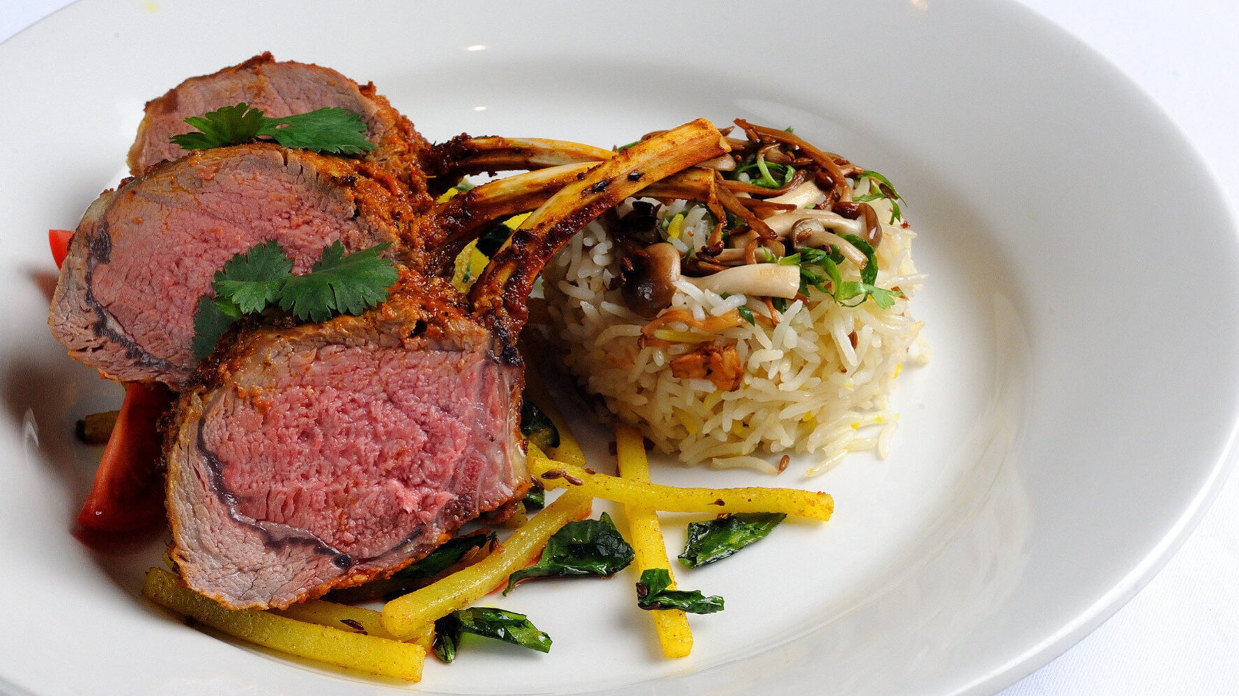 Easter Recipes Lamb Loin With Parmesan Risotto, OvenRoasted Rack Of