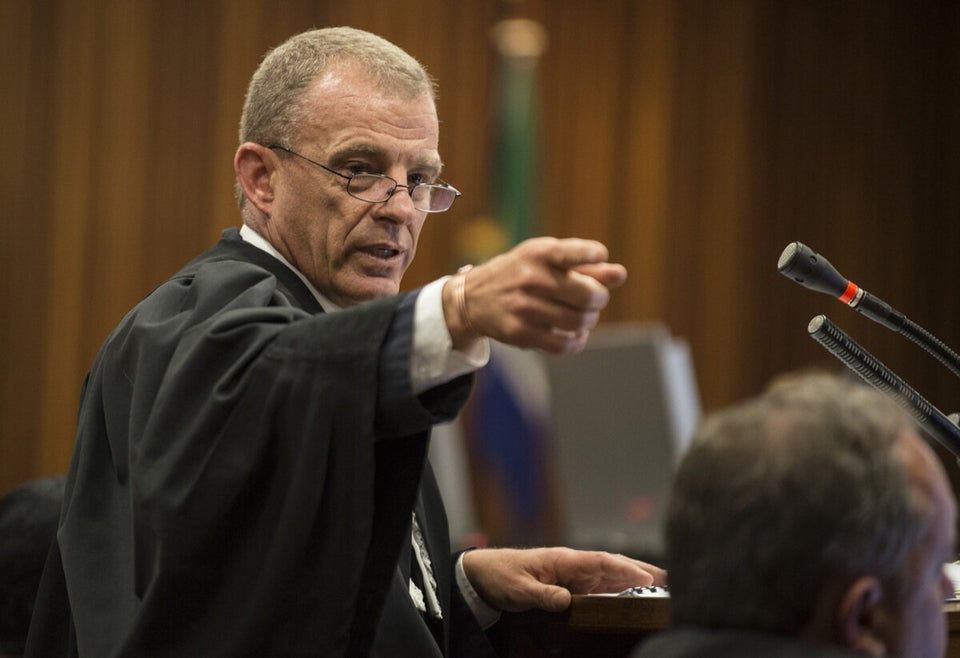 The prosecutor: Gerrie Nel