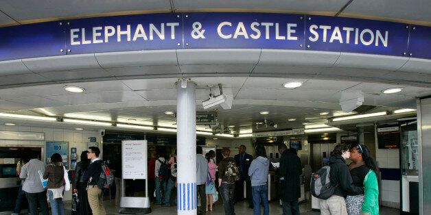 Passengers were trapped at the Elephant and Castle Underground station in London (file photo)