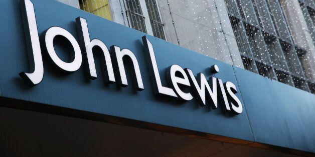 LONDON, UNITED KINGDOM - JANUARY 02: The sign for the flagship branch of the John Lewis department store in Oxford Street on January 2, 2014 in London, England. Department stores House of Fraser and John Lewis have announced they experienced good trading over Christmas while shares in Debenhams have fallen following the company's poor sales during the same period. (Photo by Oli Scarff/Getty Images)