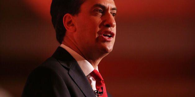Labour leader Ed Miliband addresses the Scottish Chambers of Commerce at Hilton Hotel in Glasgow where he said that the poorest people stand to lose the most if an independent Scotland loses the pound.