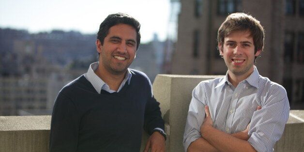 Handybook co-founders Oisin Hanrahan (right) and co-Founder Umang Dua