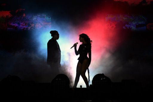 Beyonce and Jay-Z perform together in Paris