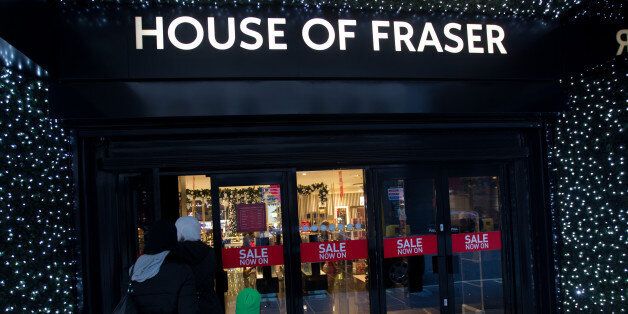 The House of Fraser store on Oxford Street in Central London.