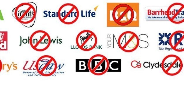 Scottish Independence Campaign Group 'The 45%' Announce Extensive Boycotting