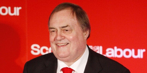 John Prescott addresses Labour's Scottish spring conference at the Glasgow Science Centre.