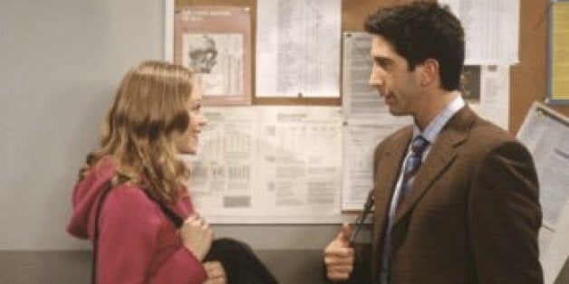 Relationships such as Ross and Elizabeth's, featured in Friends, are on the rise