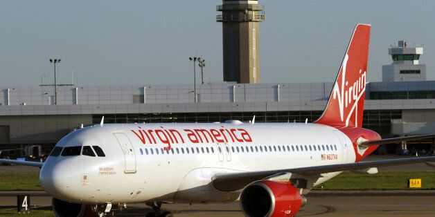 The Virgin America flight made an unscheduled landing in Omaha (file picture)