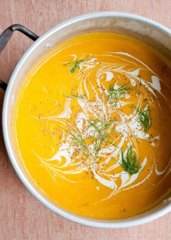 Roasted Fennel And Butternut Squash Soup