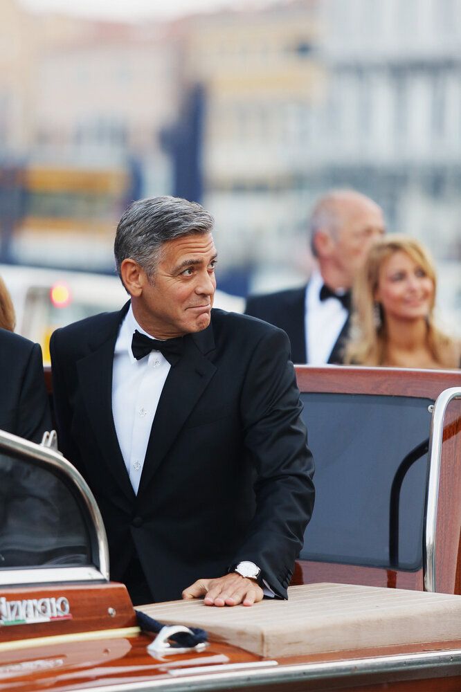 Guests Arrive At George Clooney's Wedding
