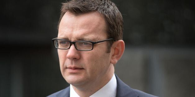 Former News of the World editor Andy Coulson arrives at the Old Bailey in London, as the phone hacking trial continues.