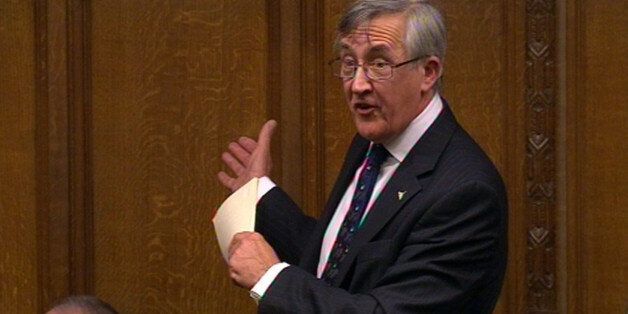 Sir Gerald Howarth MP speaks during a tribute to Baroness Margaret Thatcher in the House of Commons, London.