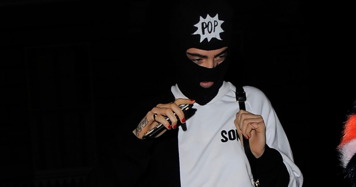 Cara Delevingne Wears A Balaclava To Go Incognito On Night Out... And