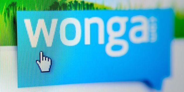 General view of the website of payday loan company Wonga, as the company has entered the online payment industry by offering shoppers the option of borrowing cash to fund their web purchases.