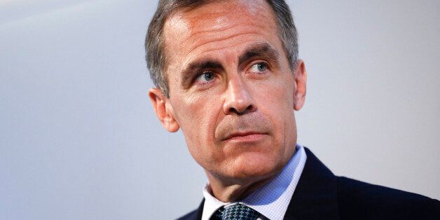 Mark Carney, governor of the Bank of England, pauses as he speaks during the Commonwealth Games Business Conference in Glasgow, U.K., on Wednesday, July 23, 2014. With less than two months to go before the Sept. 18 referendum on independence, the pound remains a key area of contention along with Scotland's membership of the European Union, pensions and social security spending. Photographer: Simon Dawson/Bloomberg via Getty Images