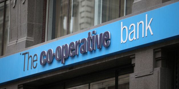 LONDON, UNITED KINGDOM - APRIL 11: A branch of the Co-operative Bank on April 11, 2014 in London, England. The group's troubles continue as the Co-Op Bank announces a £1.3 billion loss for 2013. (Photo by Peter Macdiarmid/Getty Images)