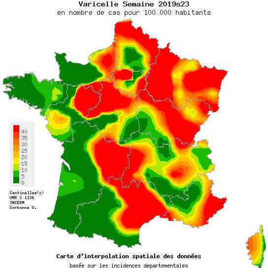 Une épidémie de varicelle s'étend sur la moitié de la