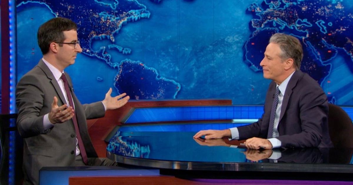 WATCH John Oliver Returns To 'The Daily Show' (Briefly), Talks About