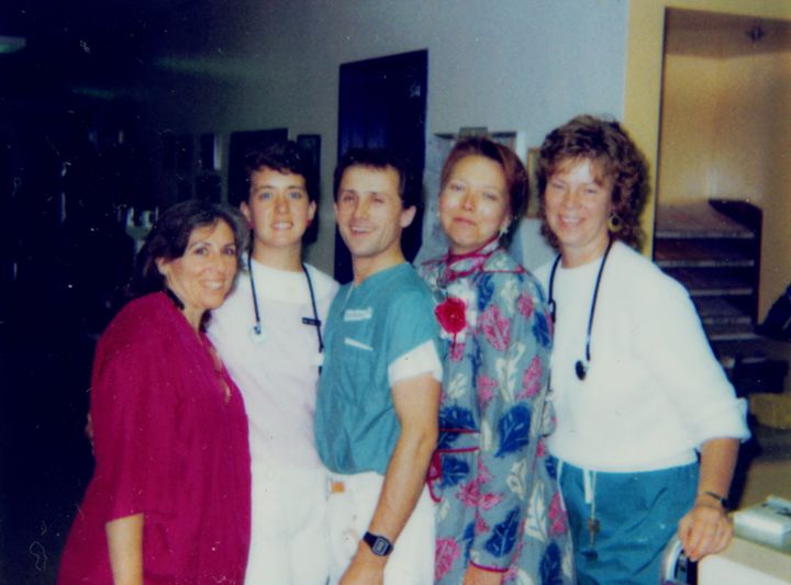 A group of nurses featured in the documentary "5B."
