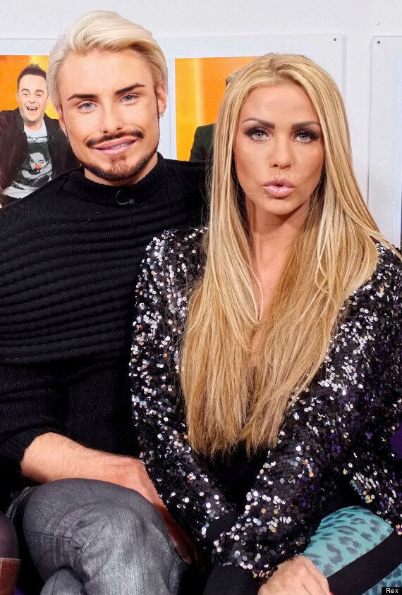 X Factor Contestant Rylan Clark With Katie Price In A Previous Life As A Sky Living Model Wannabe Huffpost Uk