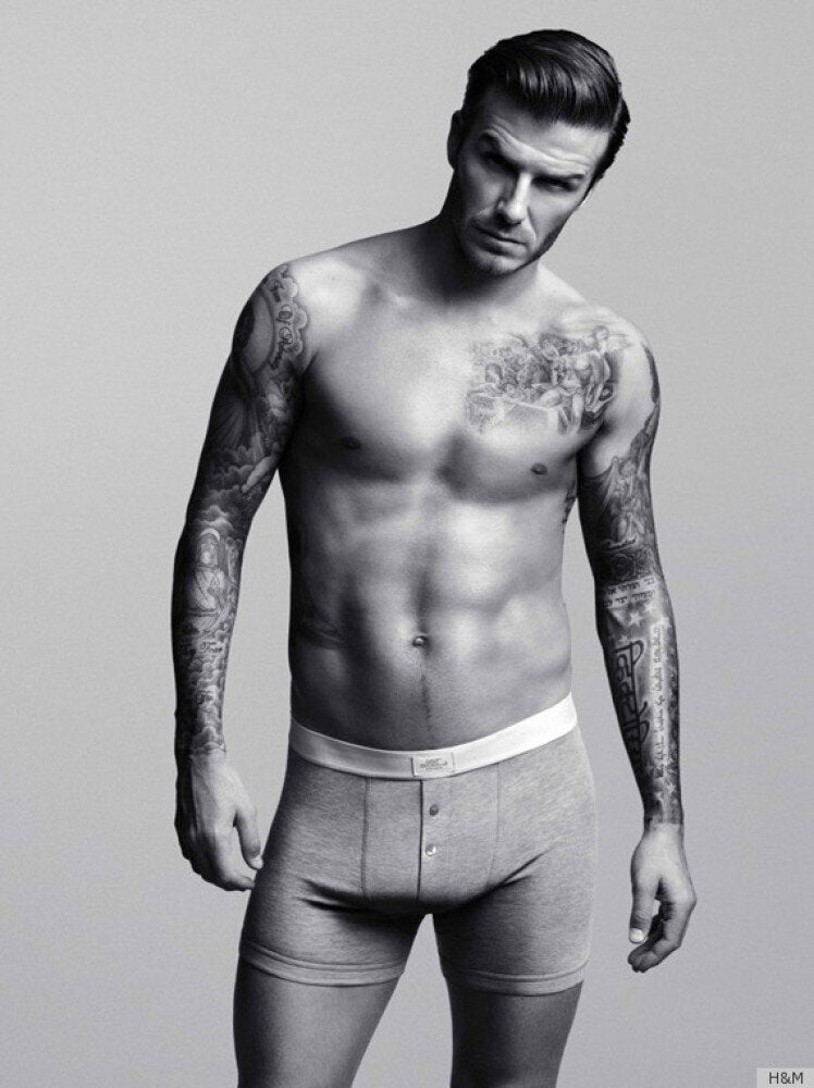 David Beckham poses in his pants - and causes mass-swooning all