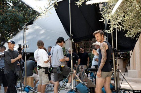 David Beckham Underwear Becks Strips For Guy Ritchie Directed Handm Ad Campaign Pics Huffpost