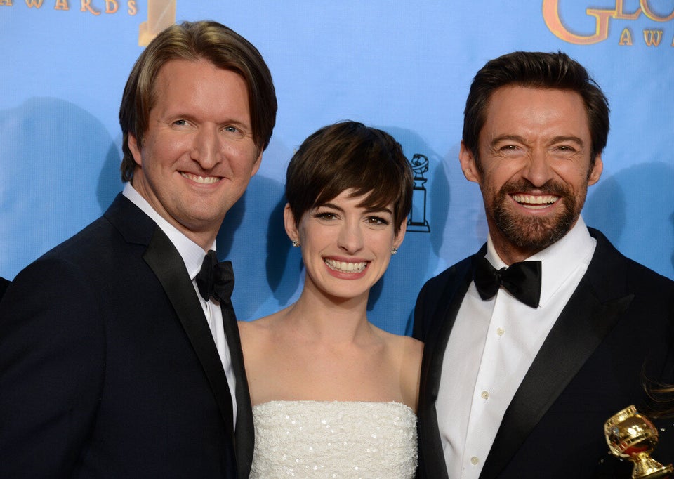 Tom Hooper, Anne Hathaway, Hugh Jackman