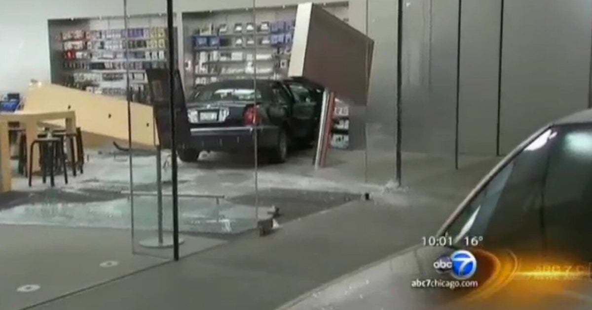 Apple Store Car Crash Lincoln Park Store Hit By OutOfControl Driver