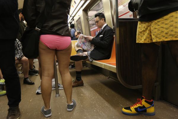 No Pants On The Tube Day 2013: London Underground Is A Carousel Of