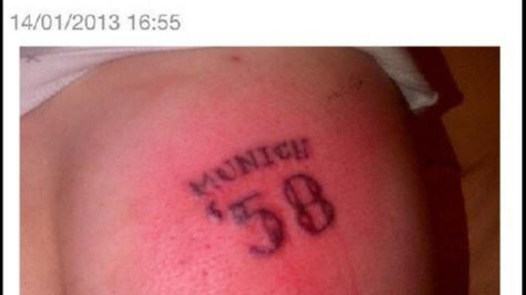 Liverpool Fan's Sick Munich Air Disaster Tattoo | HuffPost UK Sport