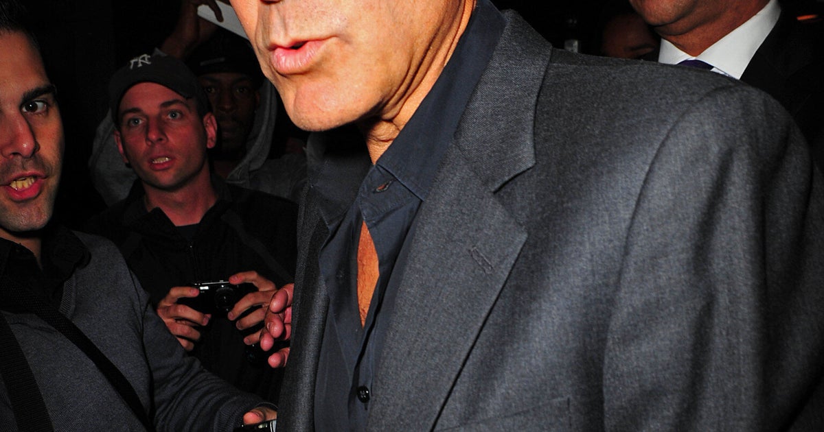 George Clooney Looks Like He's Been At the Fake Tan As He Leaves His ...