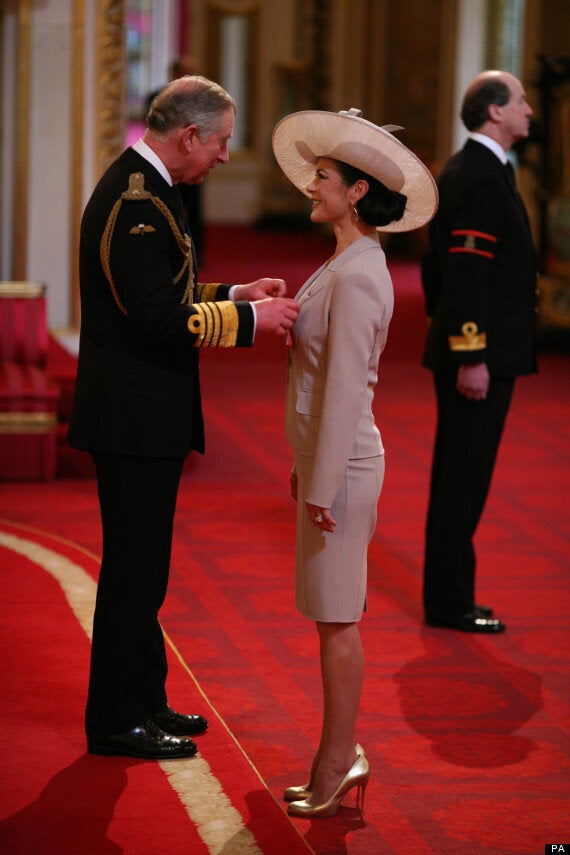 Catherine Zeta Jones Prince Charles Was Saucy When He Gave Me Cbe Huffpost Uk News 