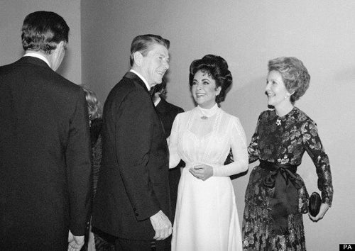 Elizabeth Taylor Romanced President Ronald Reagan, And Had Threesome With  JFK And An Actor' Book Claims | HuffPost UK Entertainment