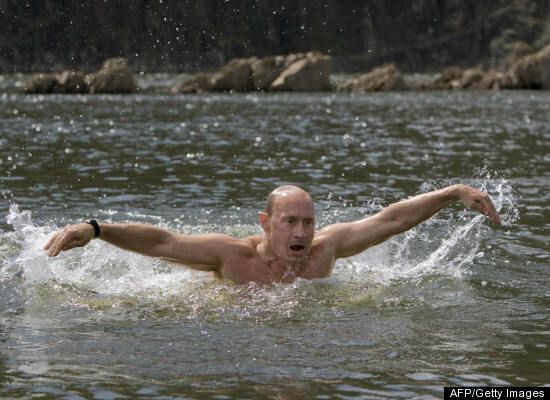 Putin Does The Butterfly