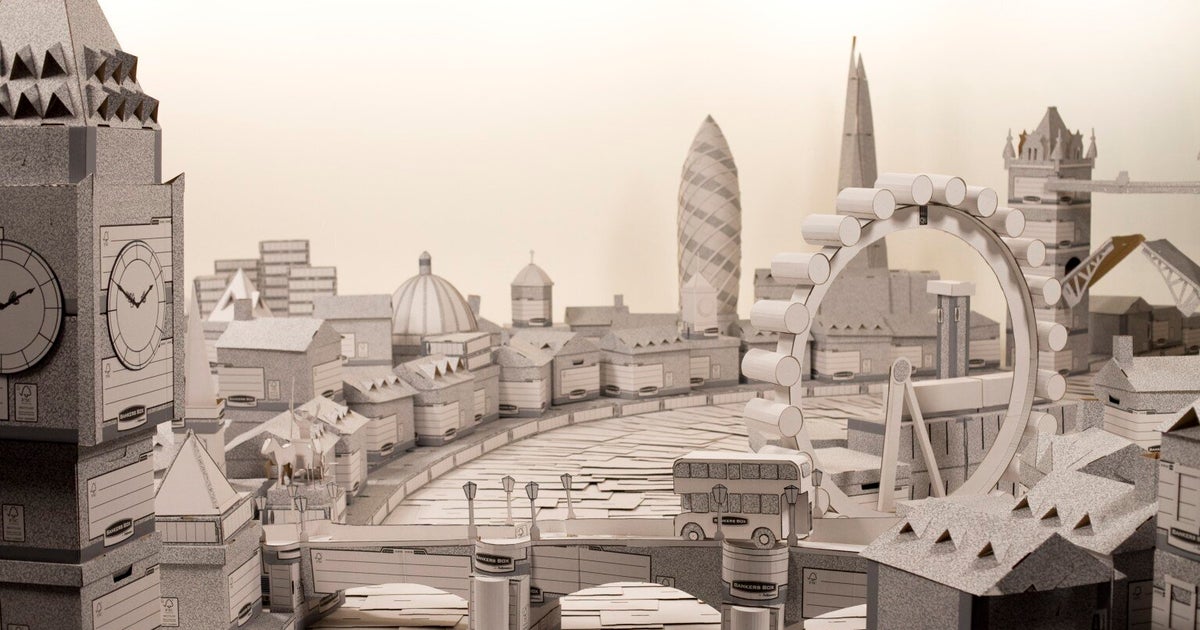 Artist Recreates London, Paris And Berlin Using Cardboard Boxes